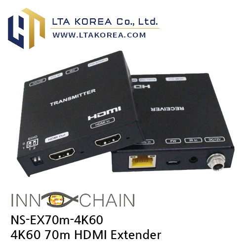 [InnoChain] 이노체인 / NS-EX70m-4K60 / 4K60 70m HDMI Extender