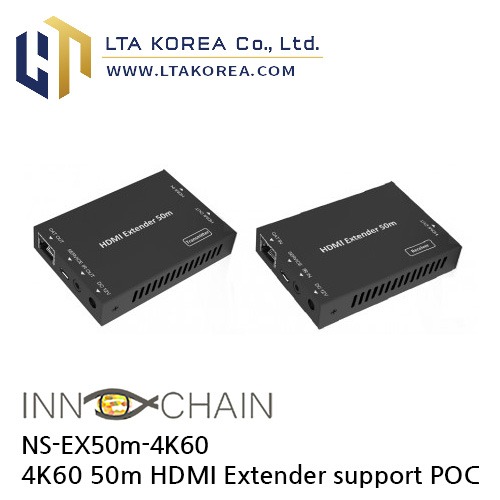[InnoChain] 이노체인 / NS-EX50m-4K / 4K60 50m HDMI Extender