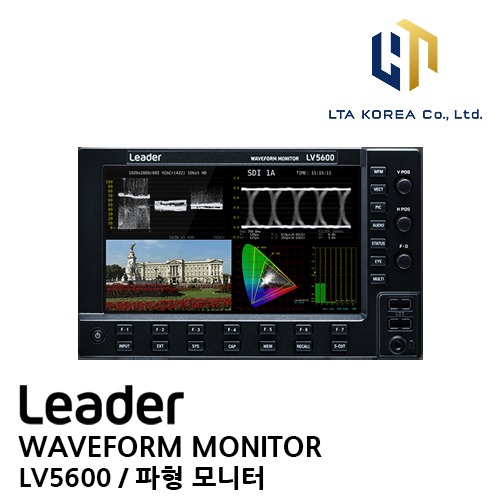 [LEADER] 리더 / LV5600 / WAVEFORM MONITOR  / 파형 모니터 / 웨이브폼 모니터 / 7인치 3U 타입